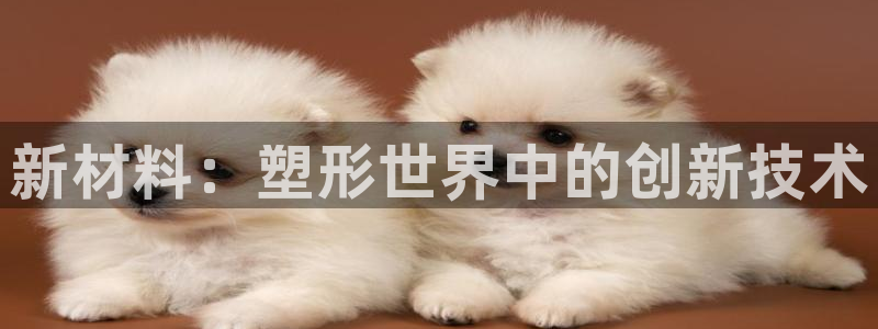太阳集团是什么集团：新材料：塑形世界中的创新技术