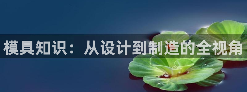 太阳集团城登录网址：模具知识：从设计到制造的全视角