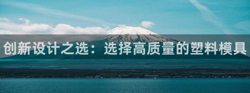 太阳集团董事长的儿子照片：创新设计之选：选择高质量的塑料模具