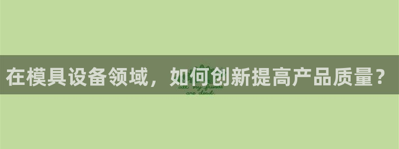 太阳控股集团有限公司董事长：在模具设备领域，如何创新提高产品质量？