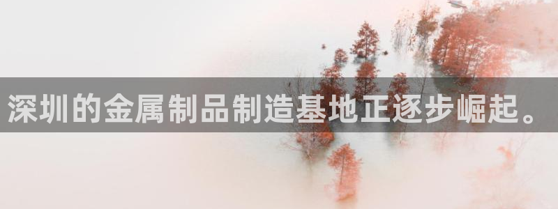太阳集团0638：深圳的金属制品制造基地正逐步崛起。