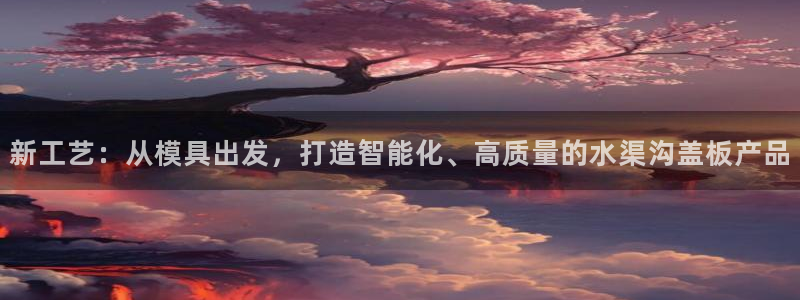 太阳集团城网站2007：新工艺：从模具出发，打造智能化、高质量的水渠沟盖板产品