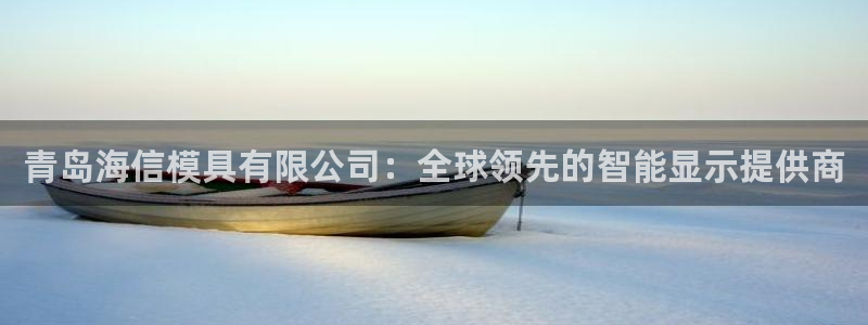 太阳成集团tyc33455cc：青岛海信模具有限公司：全球领
