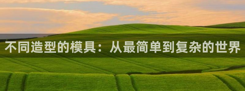 太阳集团2018登录网址查询：不同造型的模具：从最简单到复杂的世界