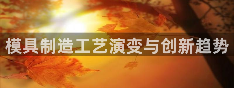 太阳集团8027：模具制造工艺演变与创新趋势