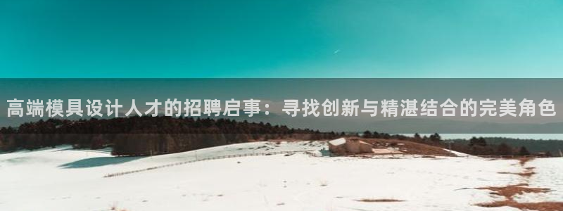 太阳2注册官网下载：高端模具设计人才的招聘启事：寻找创新与精湛结合的完美角色