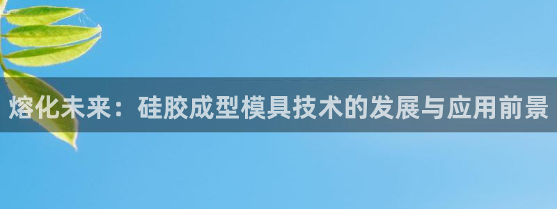 太阳1城集团网址查询：熔化未来：硅胶成型模具技术的发展与应用前景